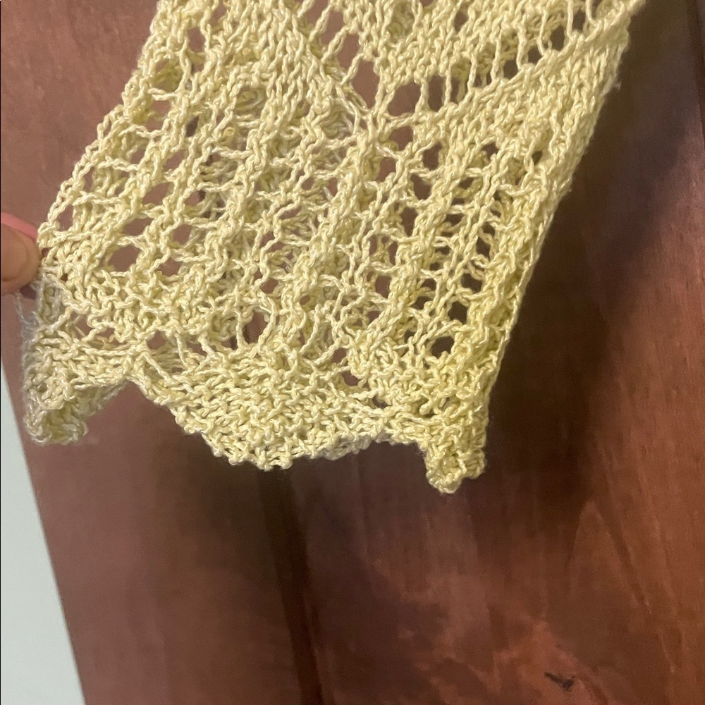 NESS Light Green Knit Sweater - Picture 3 of 6